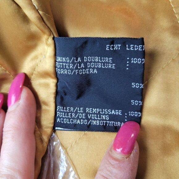 Vintage Genuine Leather Flight Jacket Mens 48 Black Detailed Pockets Steampunk - Picture 16 of 16